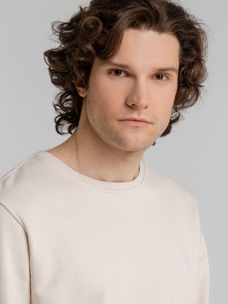 Свитшот унисекс BNC Inspire (Organic), молочно-белый-4