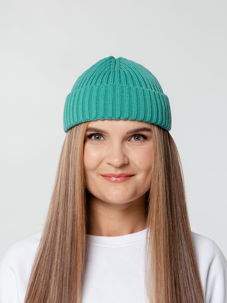 Шапка Hipsta, бирюзовая (тиффани)-4