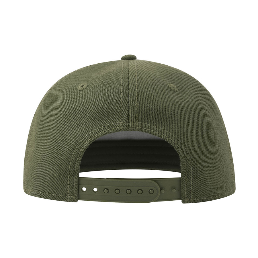 Бейсболка SNAP FIVE-S, 5 клиньев, пластиковая застежка, оливковый-2
