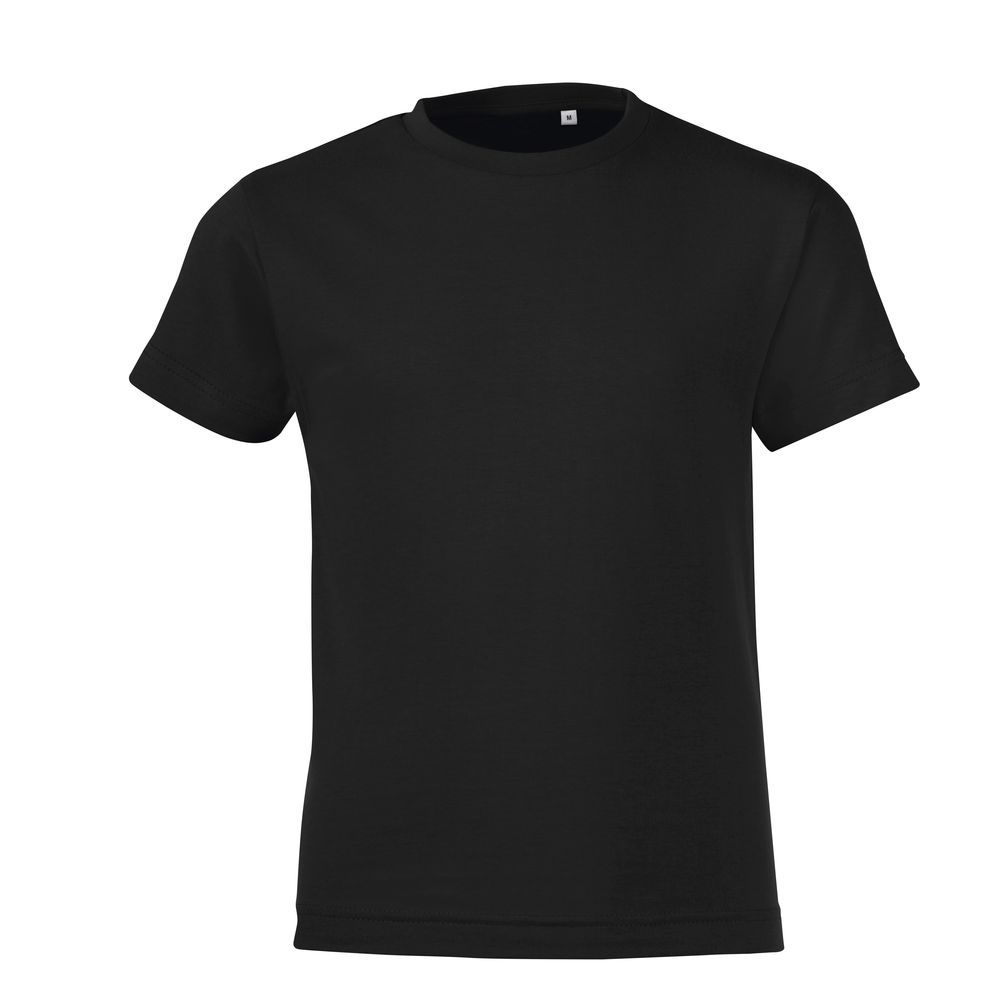 Футболка детская Regent Fit Kids, черная-0