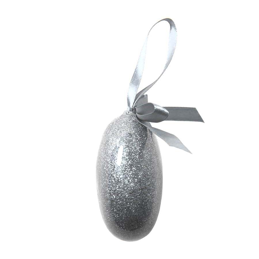 Елочное украшение ПРАЗДНИК, серебристый-1