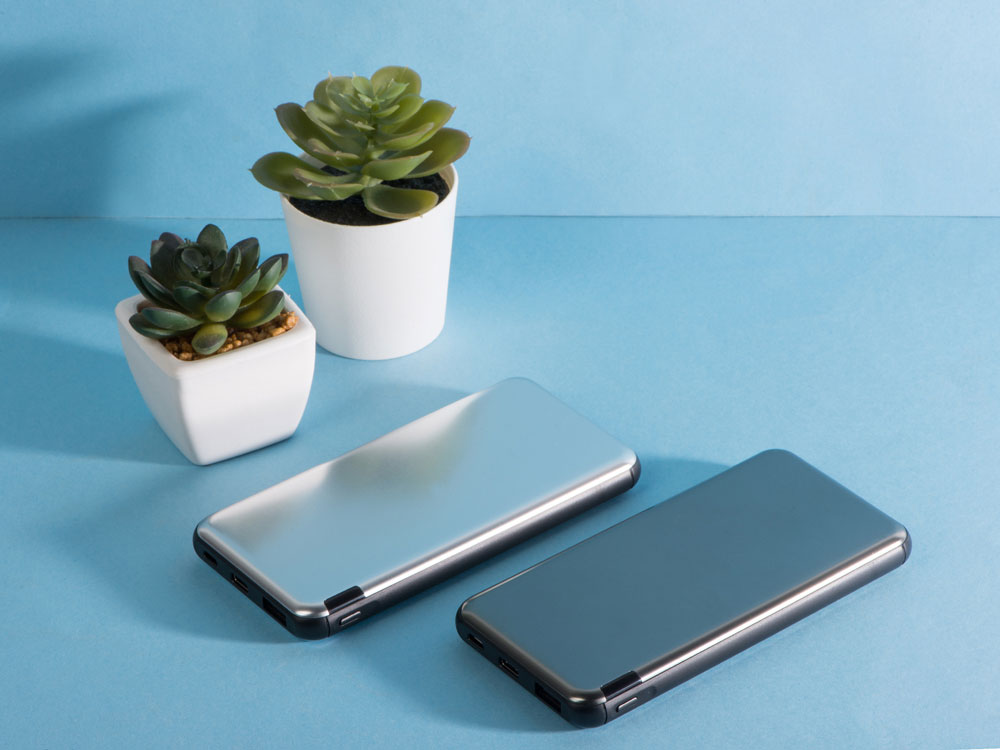 Внешний аккумулятор Forge v.2, металл, 10000mah, серебристый-13