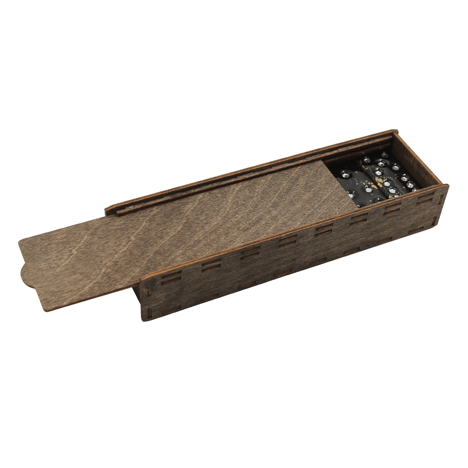 Домино WIN-WIN (черный с золотом)-2