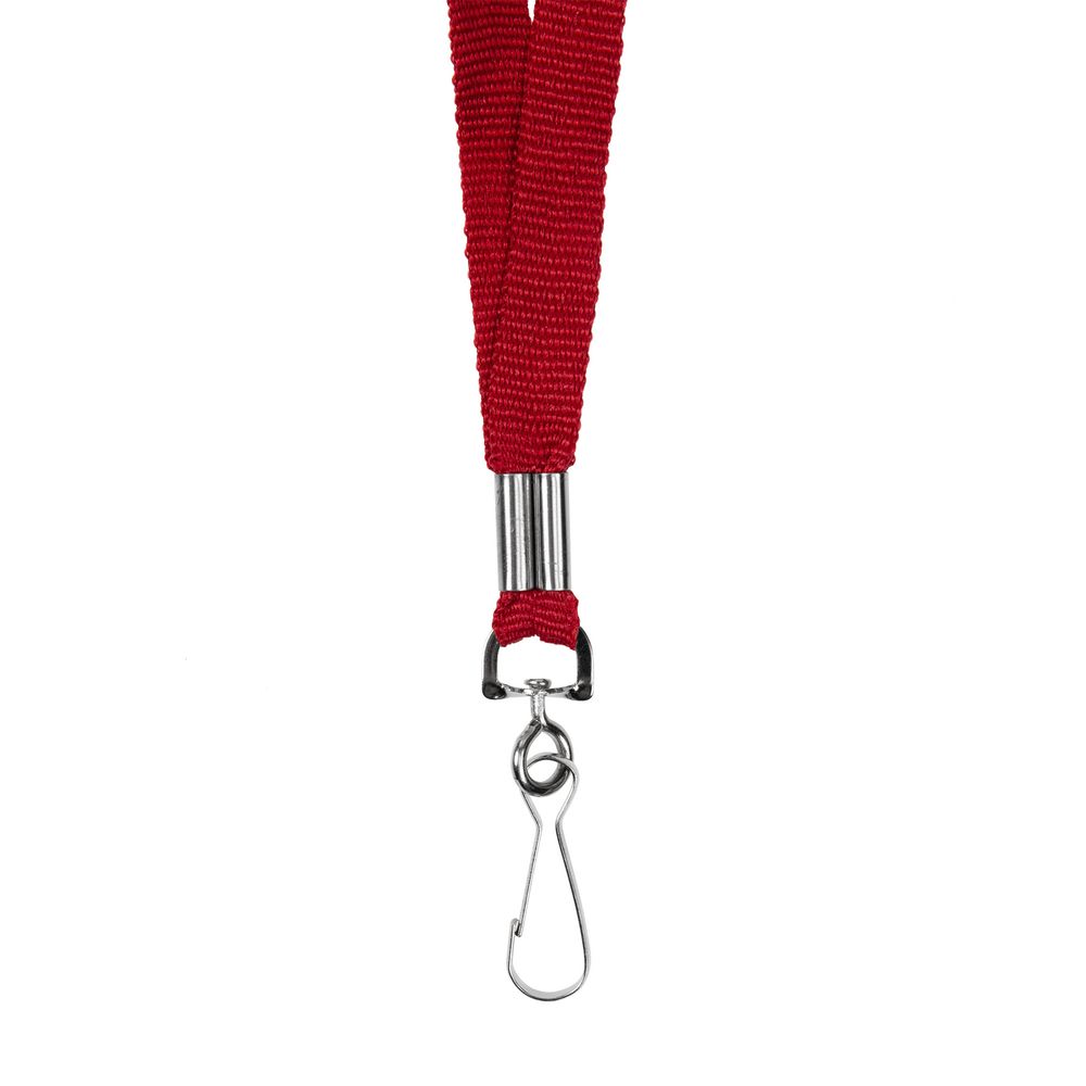 Лента с карабином Colorplan, красная-4
