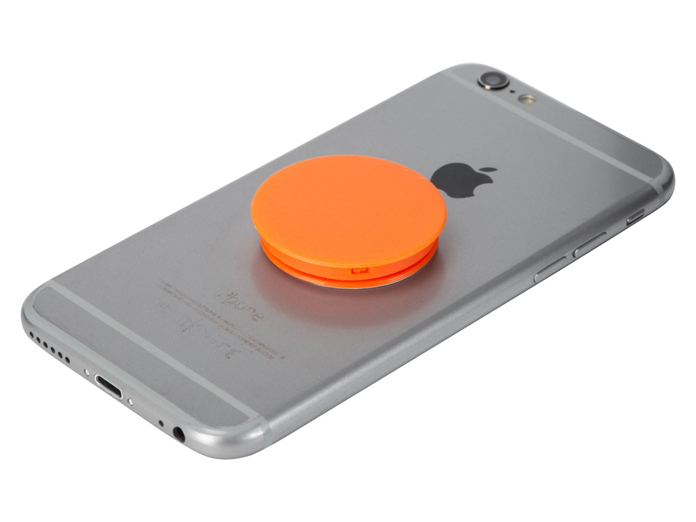 Держатель для телефона Pop Stand, оранжевый-3