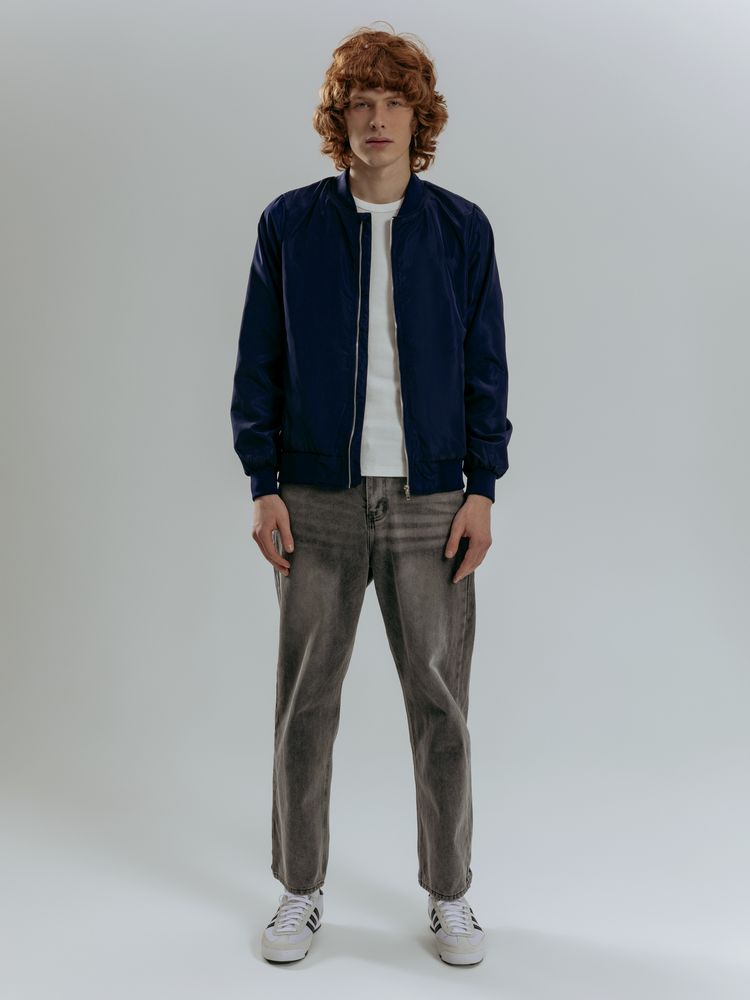 Бомбер Wigton, темно-синий-4