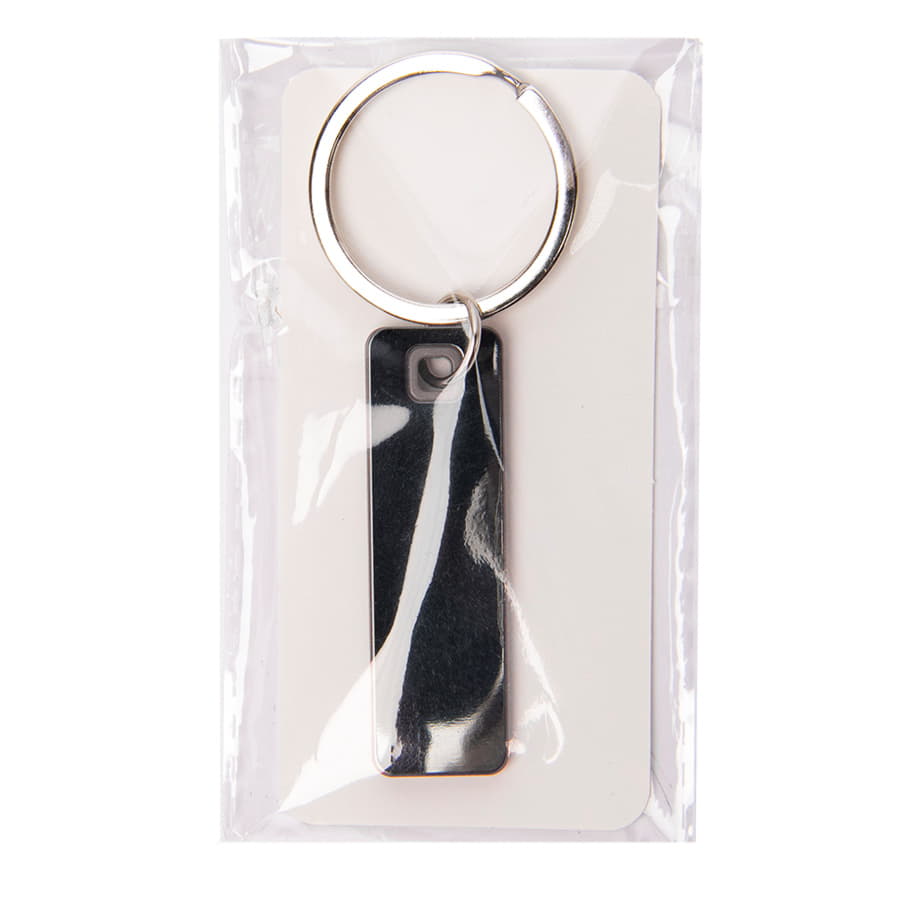 Брелок TONER STICK; 5,28 x 1,6 x 0,42 см; серый; металл/пластик, черный, серый-1