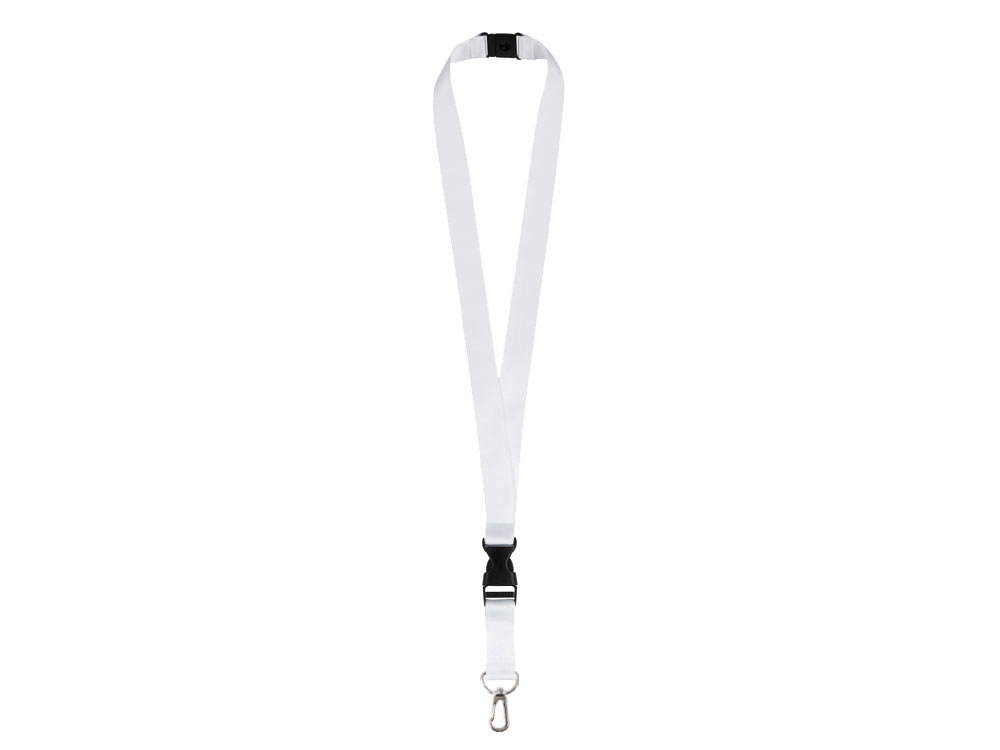 Ланъярд 2 см под сублимацию с карабином, межуровневым замком и замком обрыва, серебристый-0