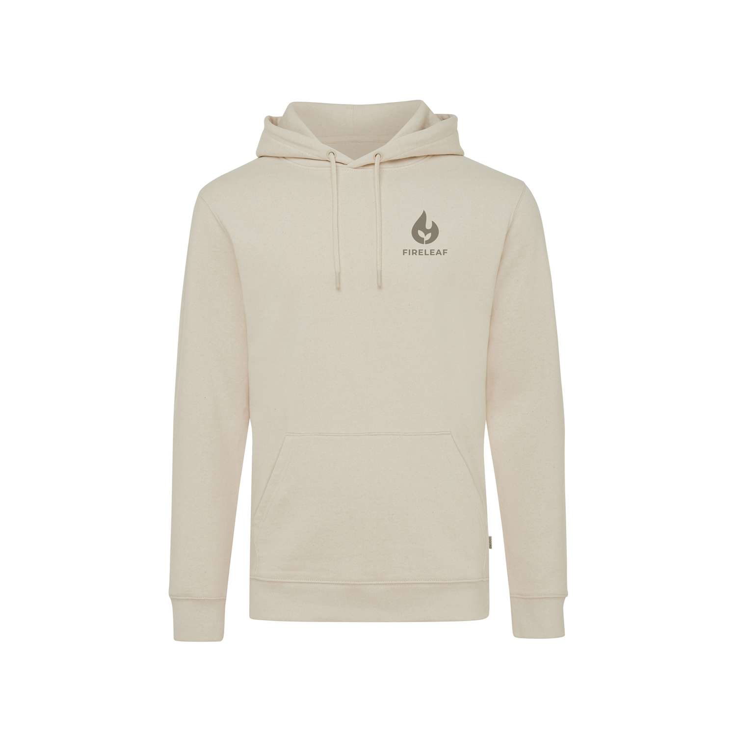 Худи Iqoniq Torres из переработанного неокрашенного хлопка, унисекс, 340 г/м²-2