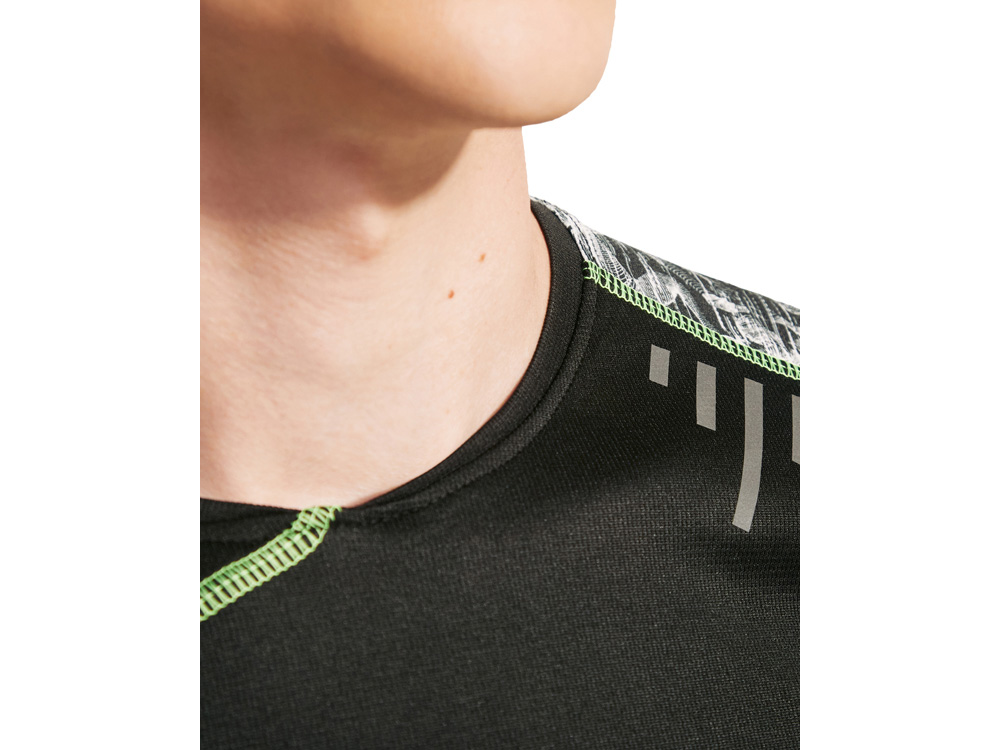 Спортивная футболка Sochi мужская, принтованый черный-6