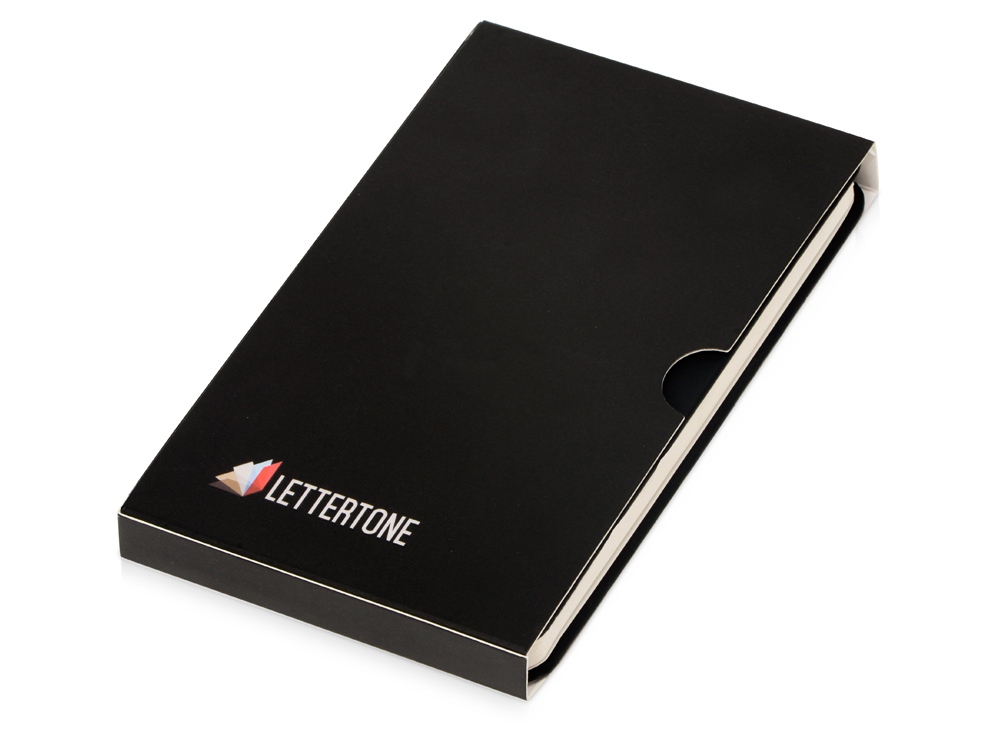 Блокнот А6 Vision, Lettertone, черный-5