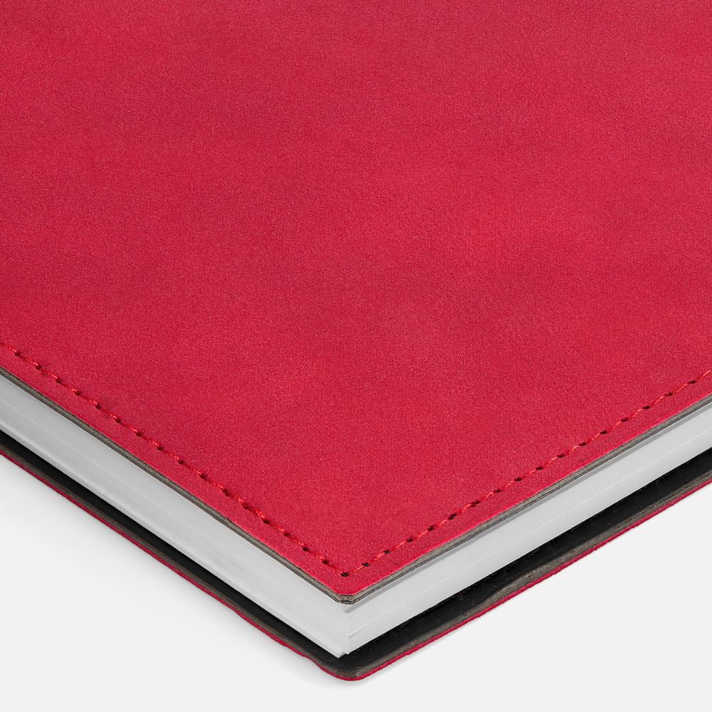 Ежедневник Notera Maxi, недатированный, красный-3