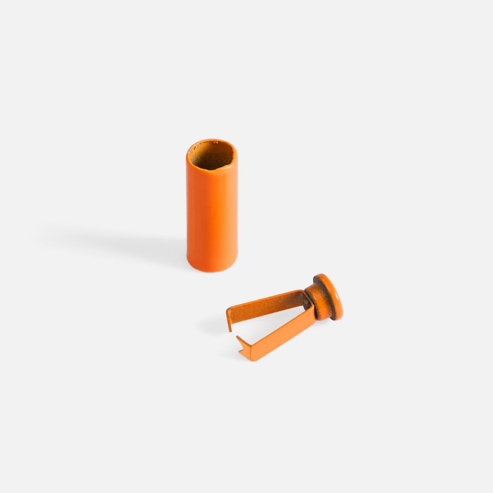 Наконечник для шнурка Nozzle, ver.2, оранжевый неон-2