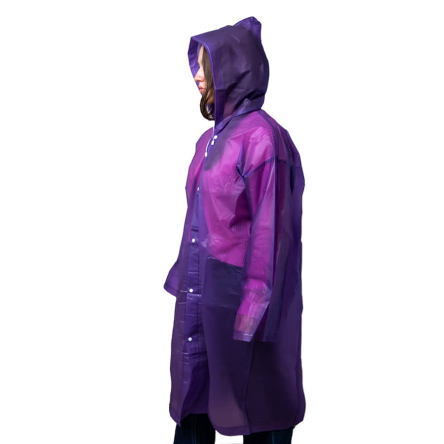 Дождевик "Pure" фиолетового цвета , 68 х 118 см. материал этиленвинилацетат, фиолетовый-1