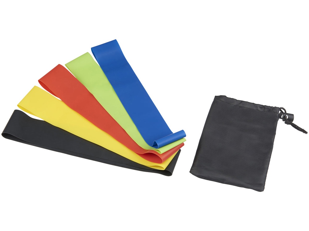 Набор спортивных резинок Crane, черный-0