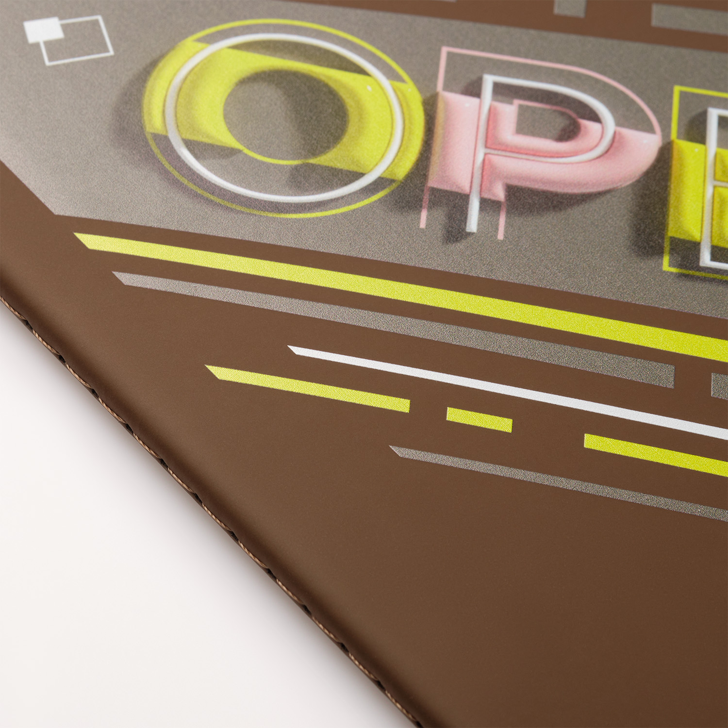 Блокнот Альфа Слим (Alpha slim), коричневый-13