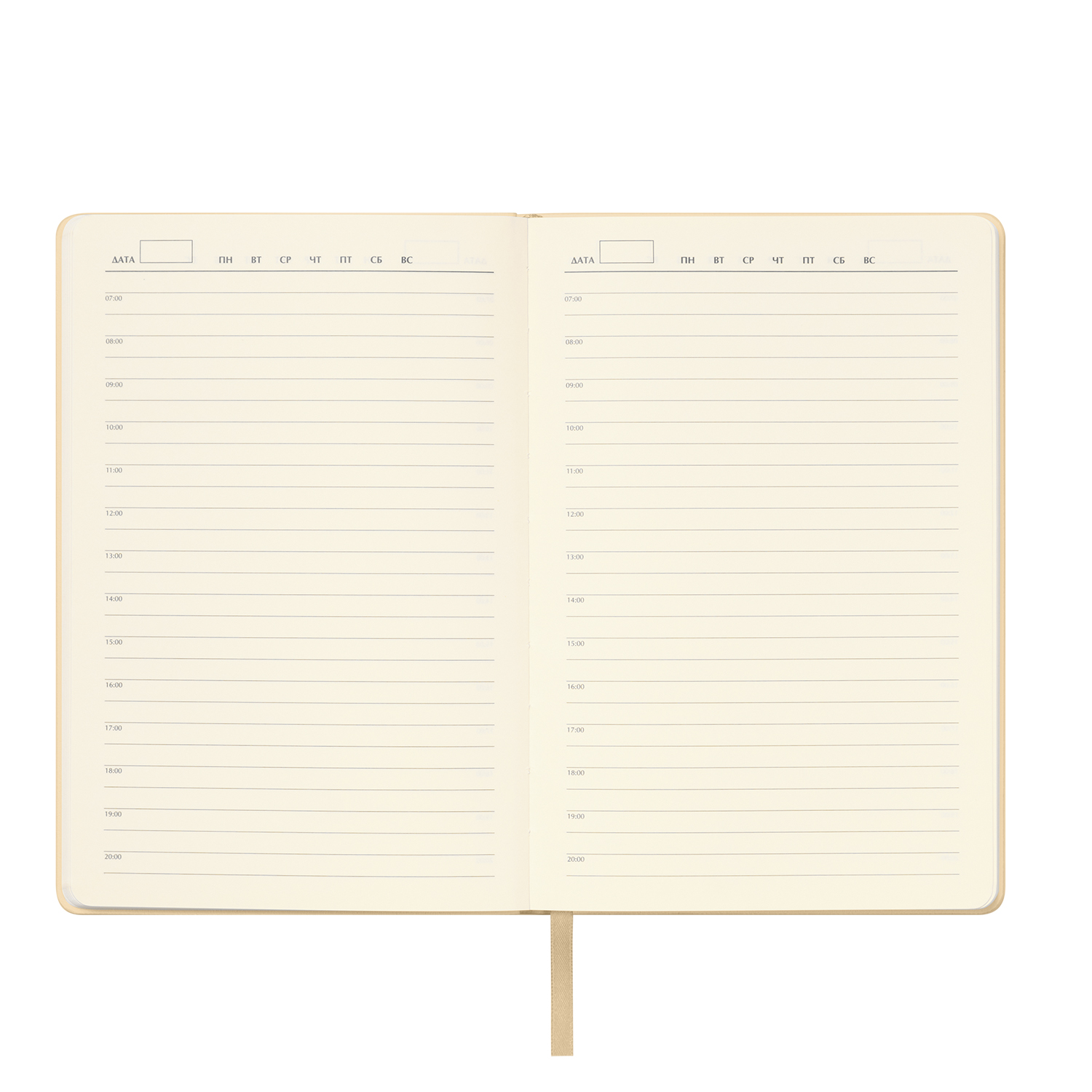 Ежедневник Спарк (Spark) недатированный, белое золото (с упаковкой, со стикерами)-6