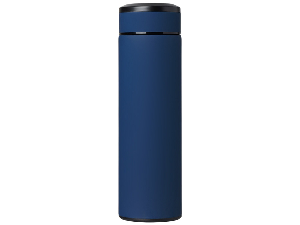 Вакуумный термос Vacuum Flask C1, soft touch, 420мл, темно-синий-2