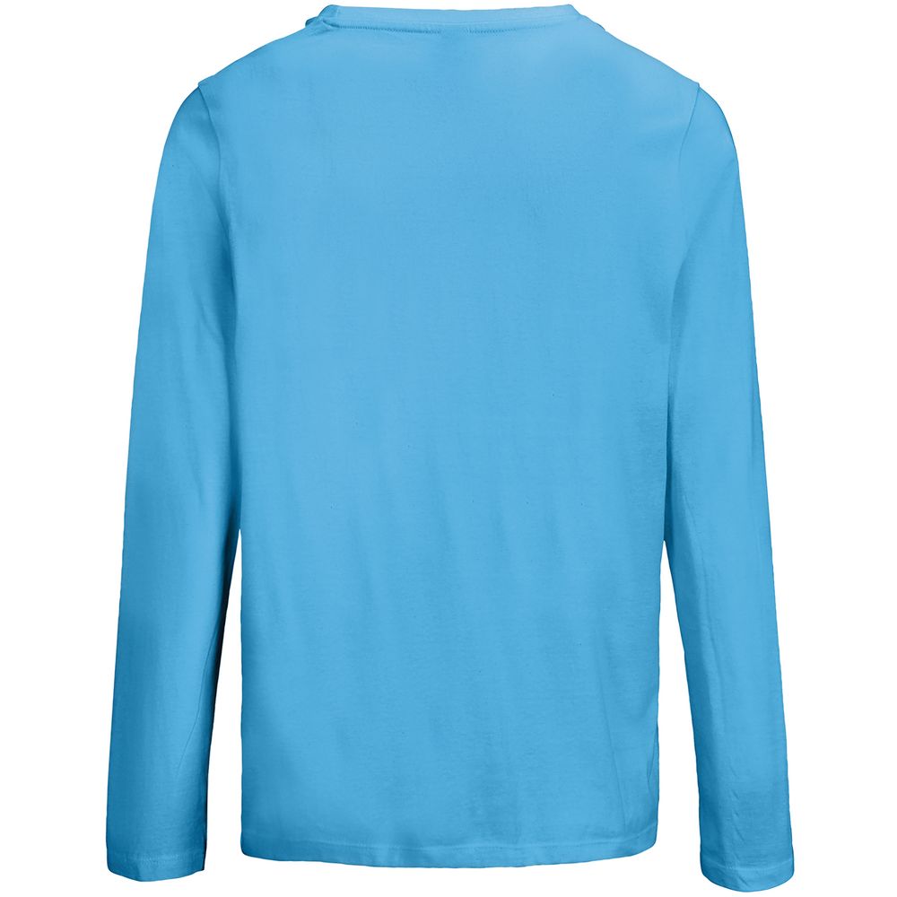 Футболка с длинным рукавом женская Monarch Women, ярко-бирюзовая-1
