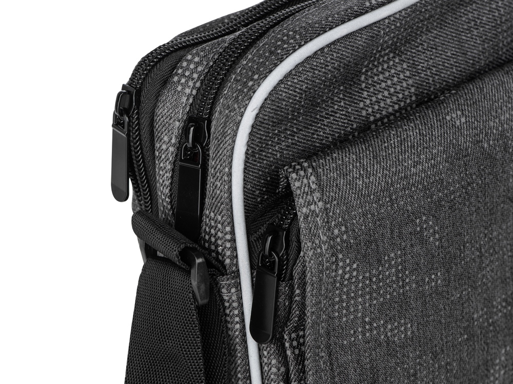 Сумка Camo со светоотражающим дизайном на плечо, серый-7