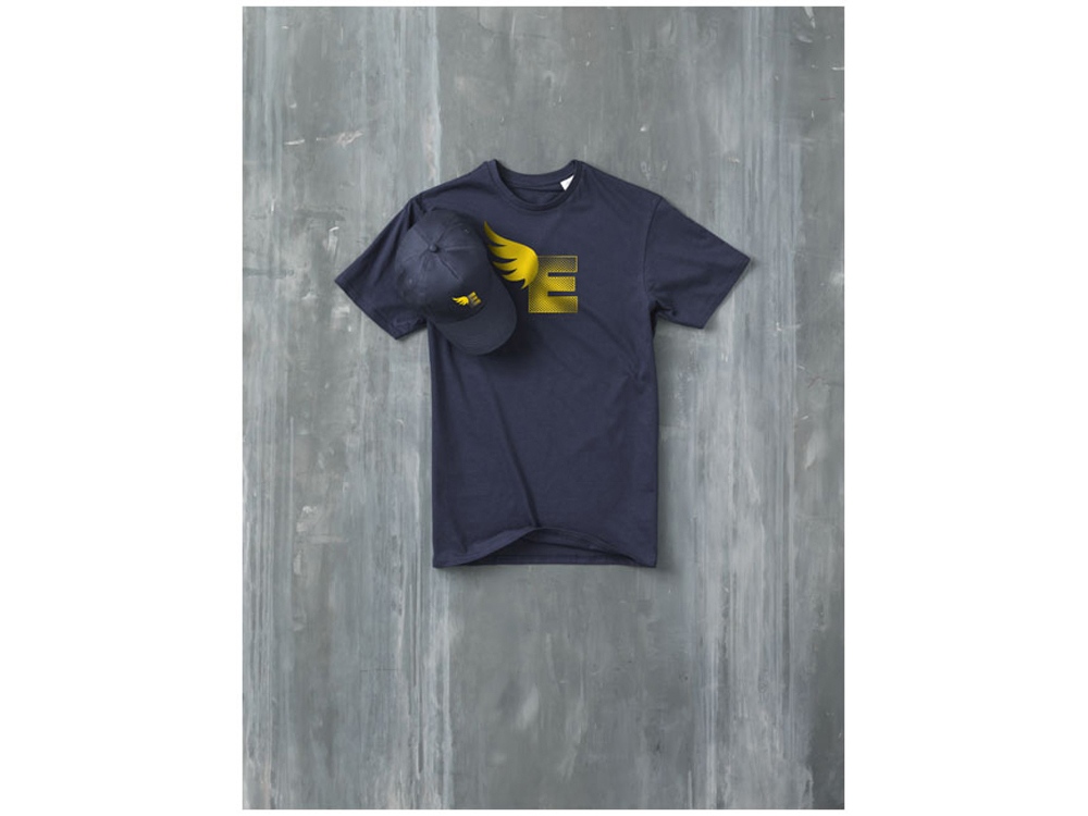 Мужская футболка Heros с коротким рукавом, темно-синий-4