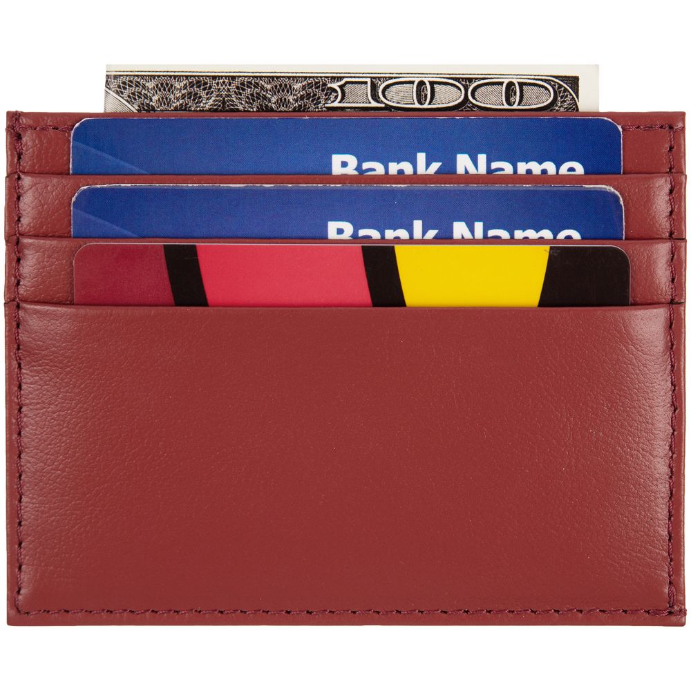 Чехол для карточек Top, красный-2