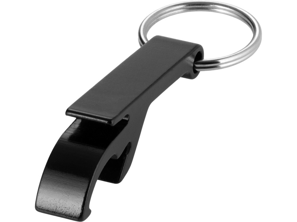 Брелок-открывалка Tao из переработанного алюминия - Черный-0