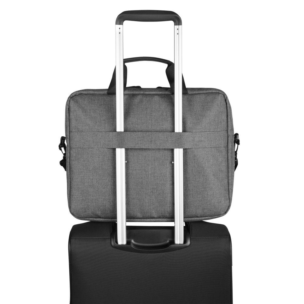 Сумка для ноутбука The First, серая-5