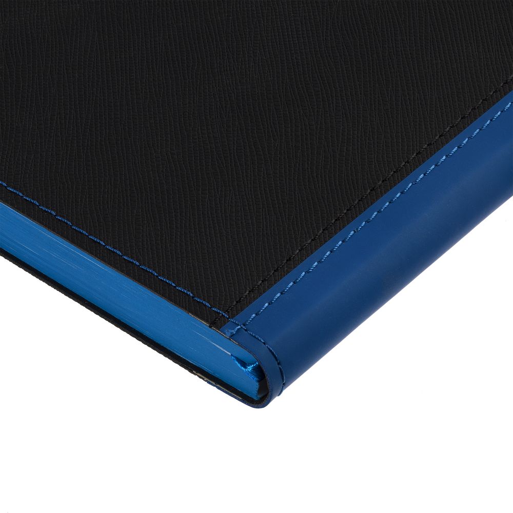 Ежедневник Nice Twice, недатированный, черный с синим-4