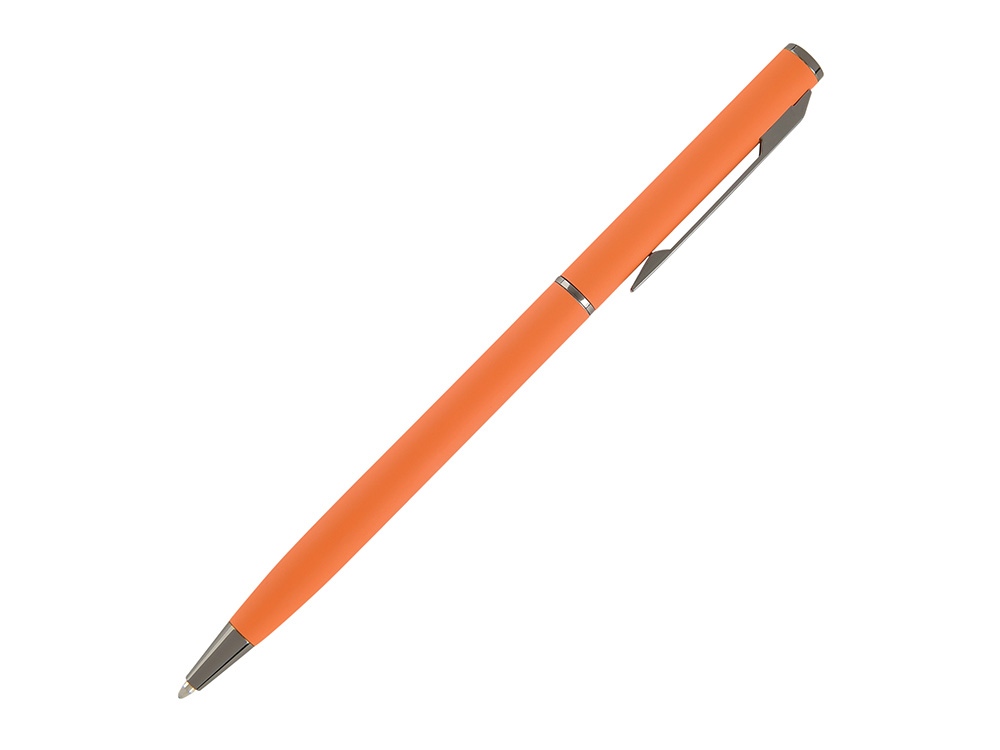 Ручка шариковая автоматическая BrunoVisconti® PALERMO цвет корпуса оранжевый, soft-touch, 0.7 мм-0