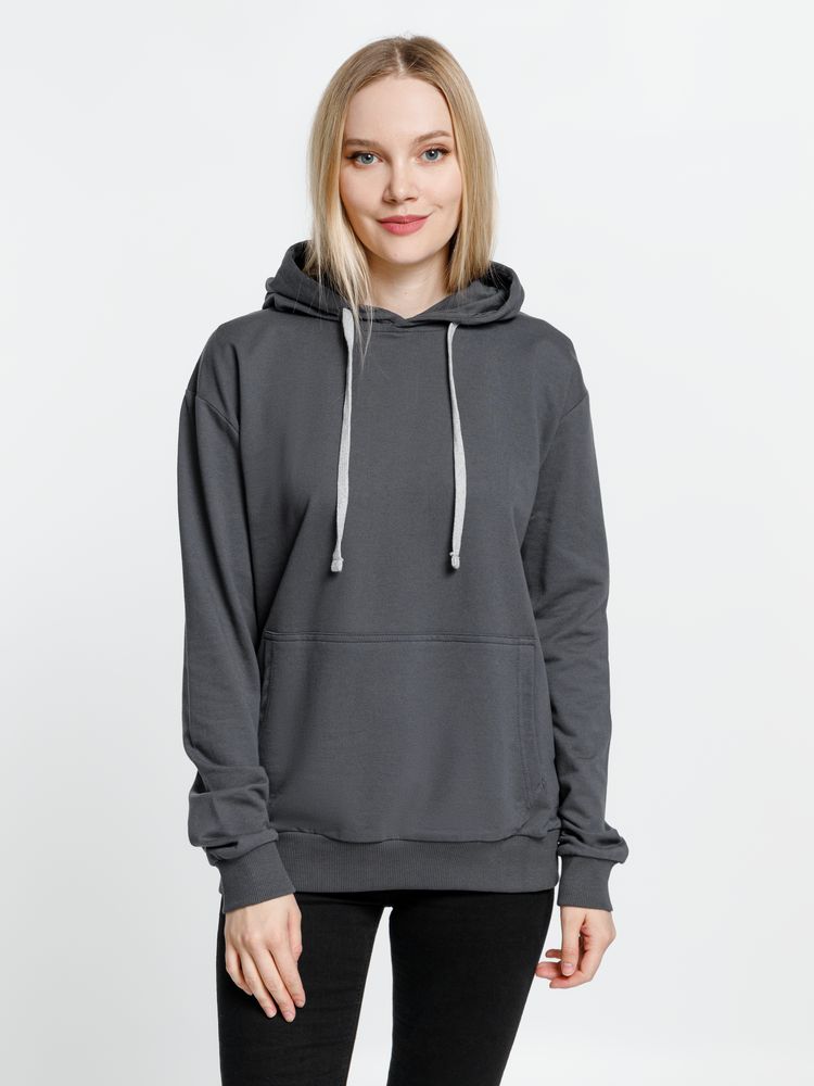 Толстовка с капюшоном Kirenga, темно-серая (графит)-6