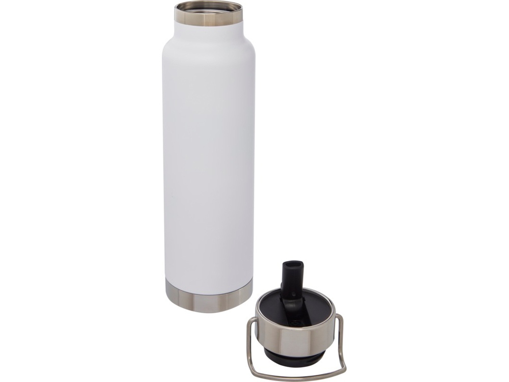 Спортивная бутылка Thor объемом 750 мл с медной обшивкой и вакуумной изоляцией, белый-3
