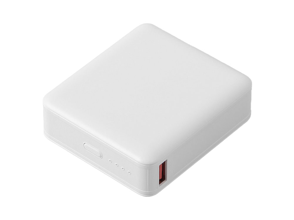 Внешний аккумулятор Brick 10 с быстрой зарядкой QC/PD, 10000 мАч, белый-5