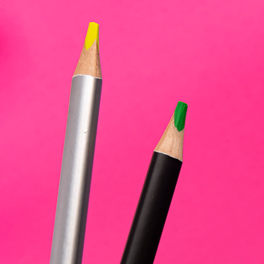 Карандаш-текстовыделитель двухцветный EXPERT, серебристый-4