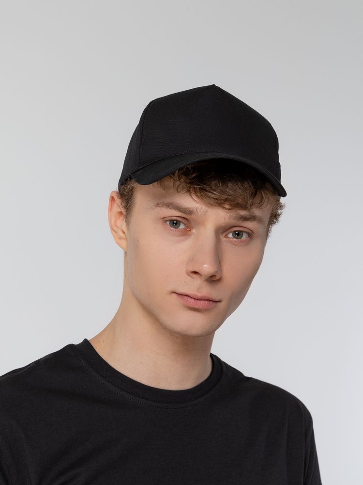 Бейсболка Promo, черная-2