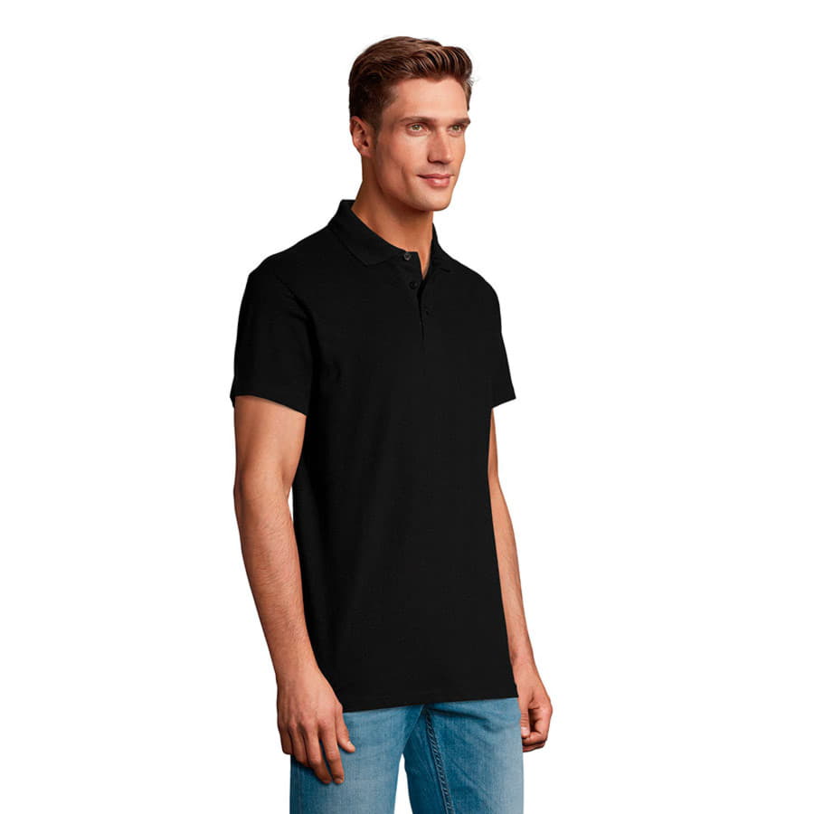 Рубашка поло мужская SPRING II 210, черный-3