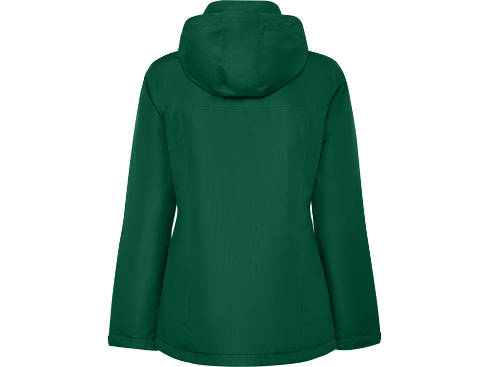 Парка утепленная America женская, бутылочный зеленый-1