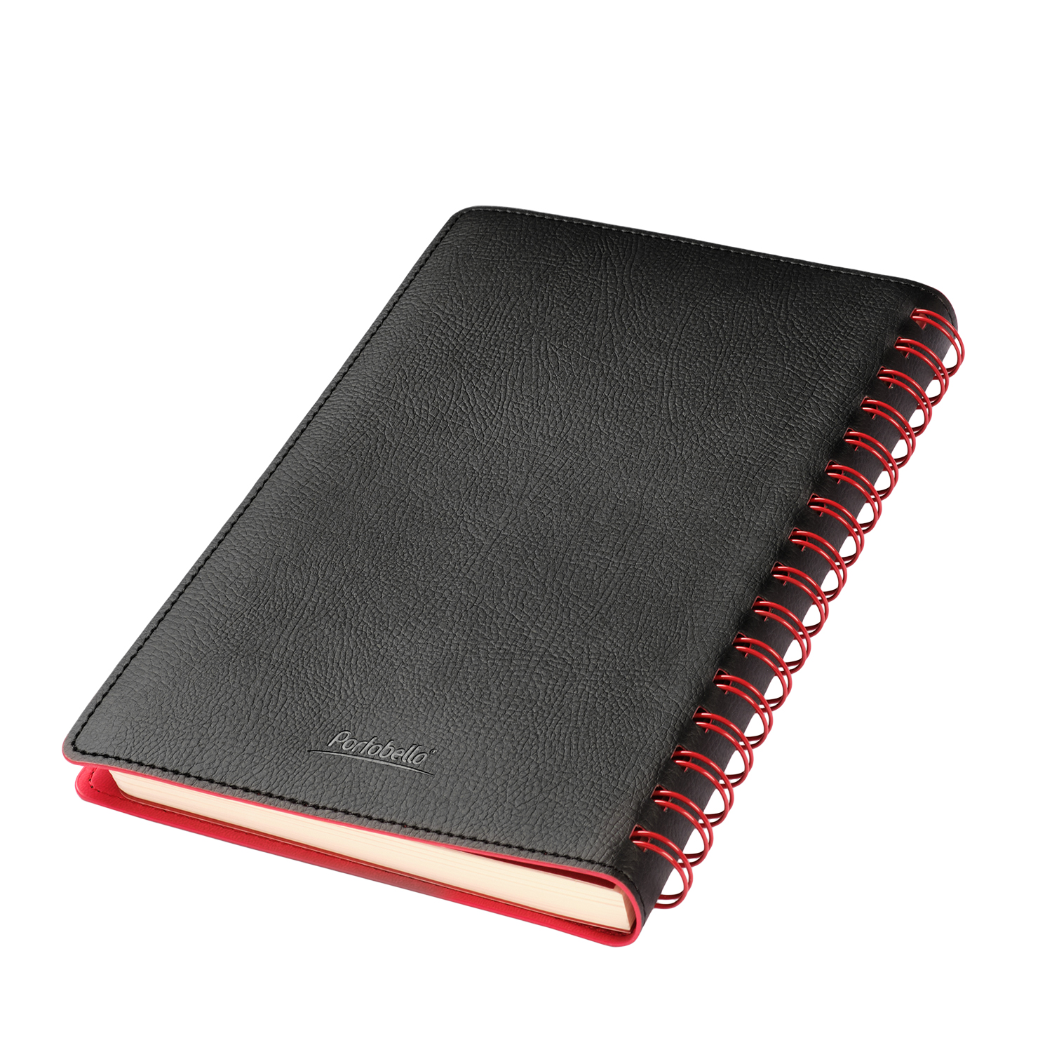 Ежедневник Виста (Vista) недатированный, черный/красный-4