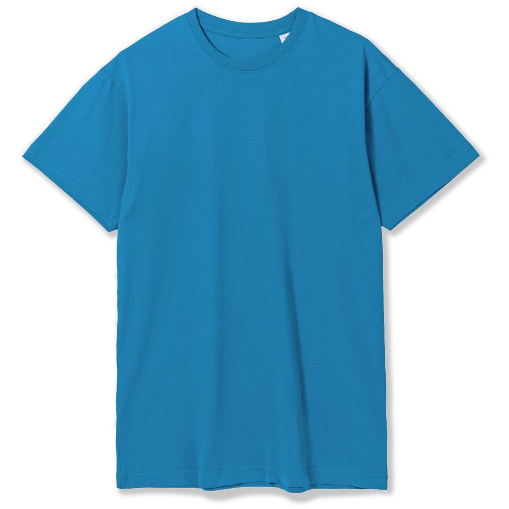 Футболка унисекс T-Bolka 180, бирюзовая-1