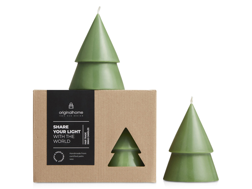 Orginal Home рождественская елочная свеча матча - M - Зеленый яркий-0