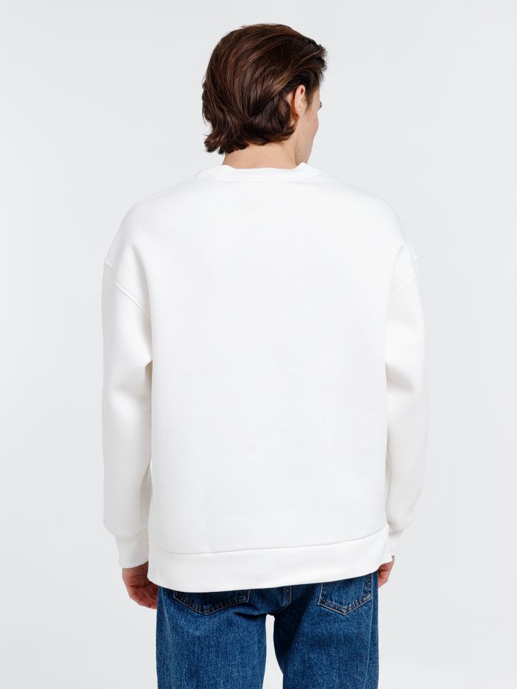 Свитшот оверсайз унисекс True Self, молочно-белый-6