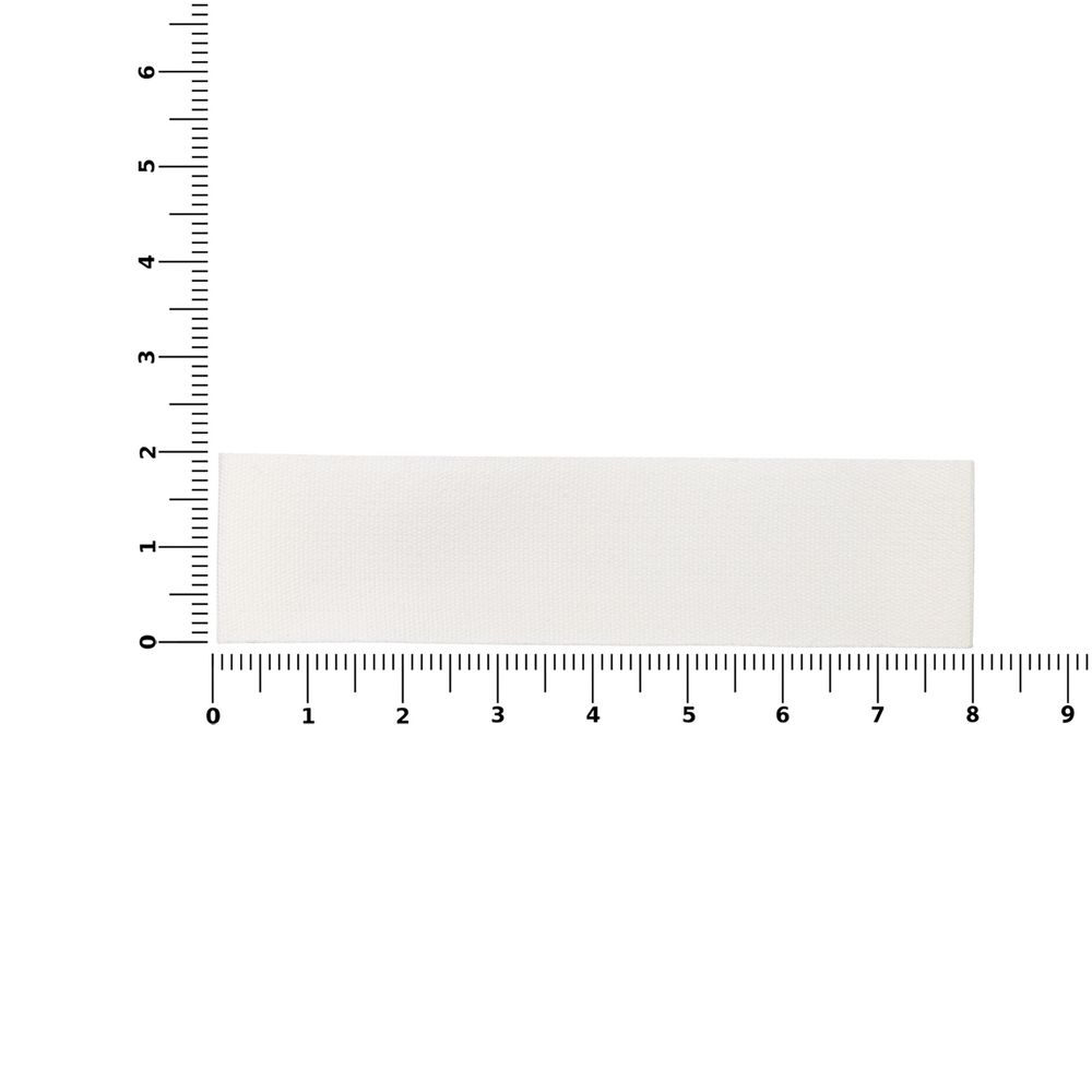 Лейбл хлопковый Doni, S, беленый-3