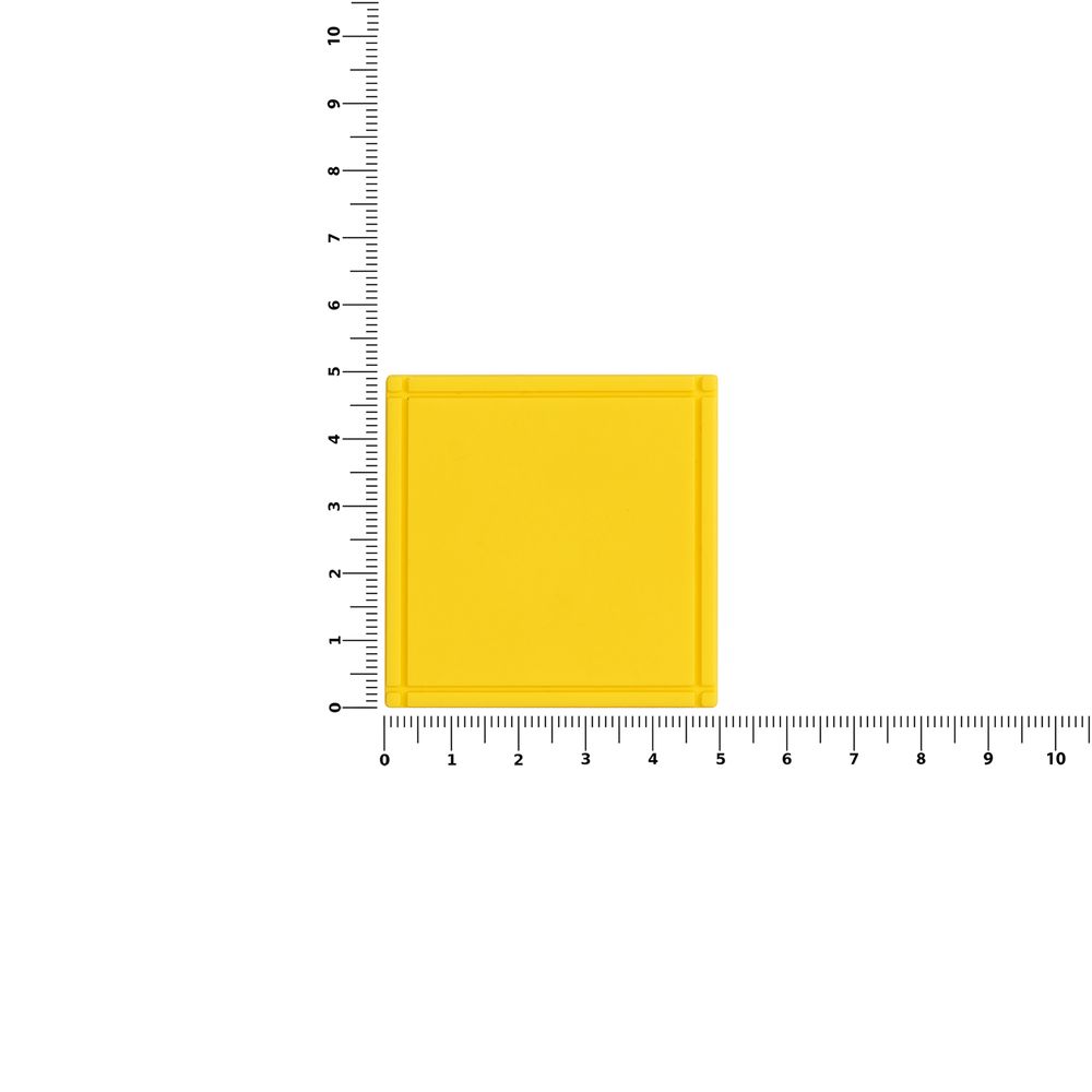 Лейбл из ПВХ Dzeta, L, желтый-1