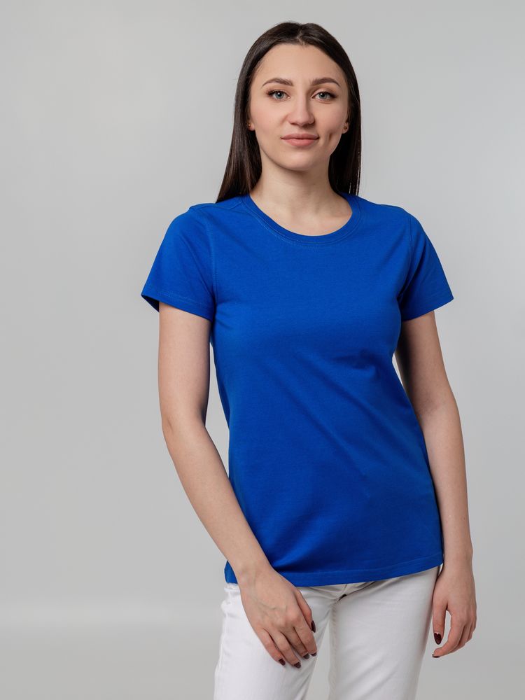 Футболка женская T-bolka Stretch Lady, ярко-синяя (royal)-5