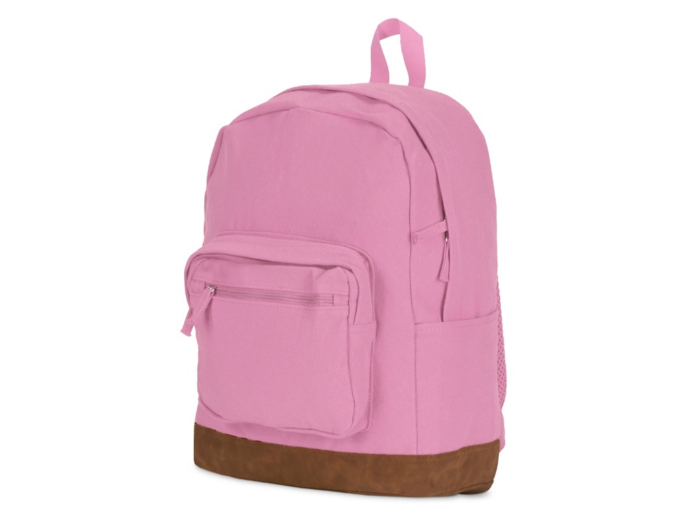 Рюкзак Shammy с эко-замшей для ноутбука 15, пыльно-розовый-0