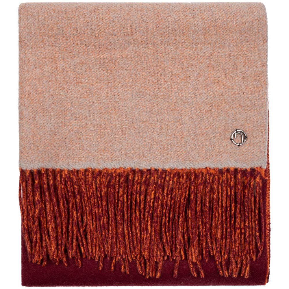 Палантин Charming, коричневый с оранжевым-1