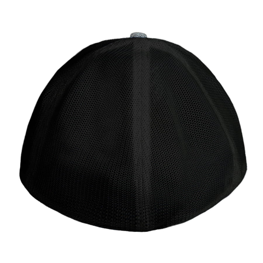 Бейсболка STRETCH-FIT, 6 клиньев, без застежки, серый меланж-2