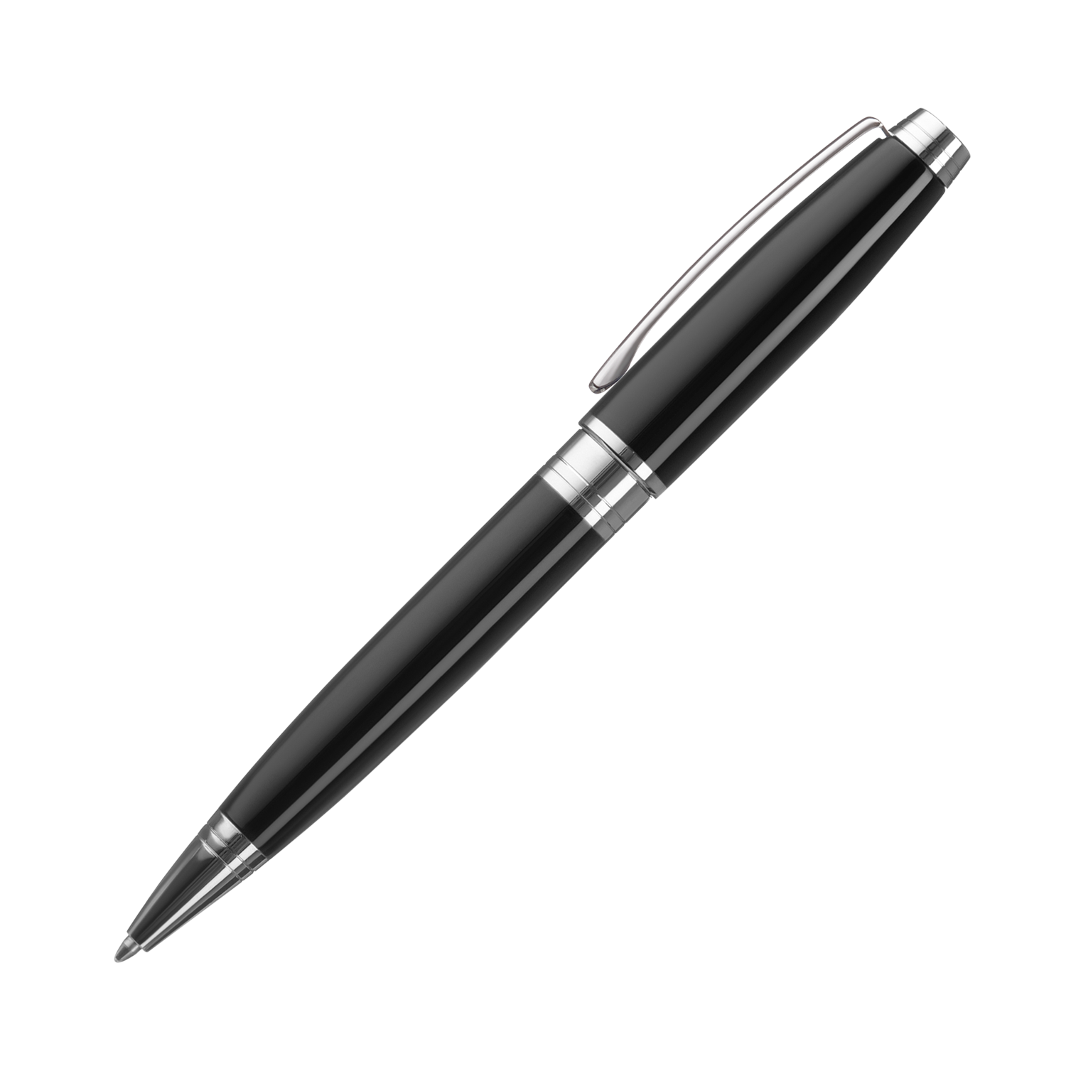 Шариковая ручка Soprano, черная-0