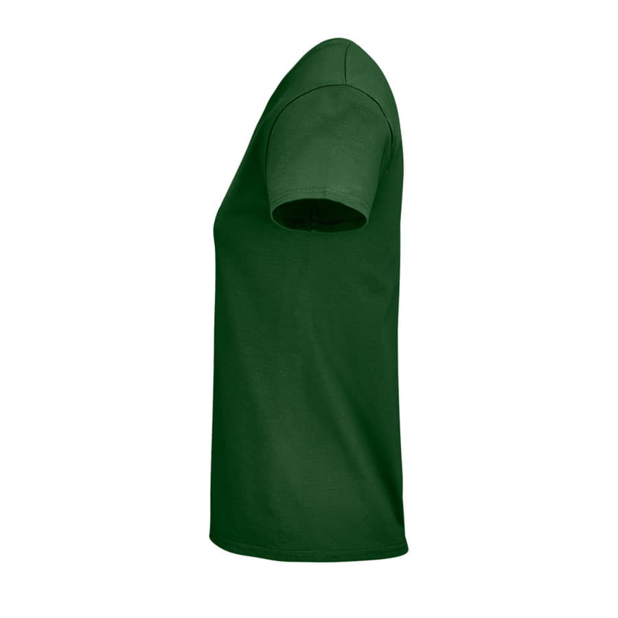 Футболка женская CRUSADER WOMEN 150 из органического хлопка, темно-зелёный-1