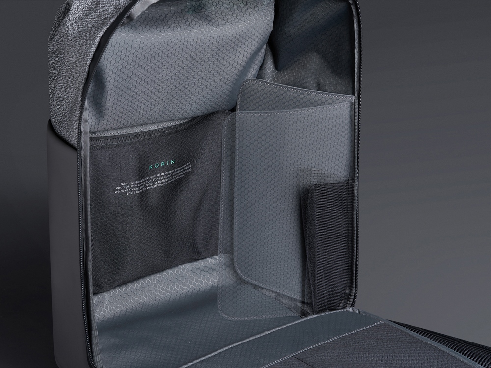 Антикражный рюкзак SnapPack для ноутбука 16, серый-5